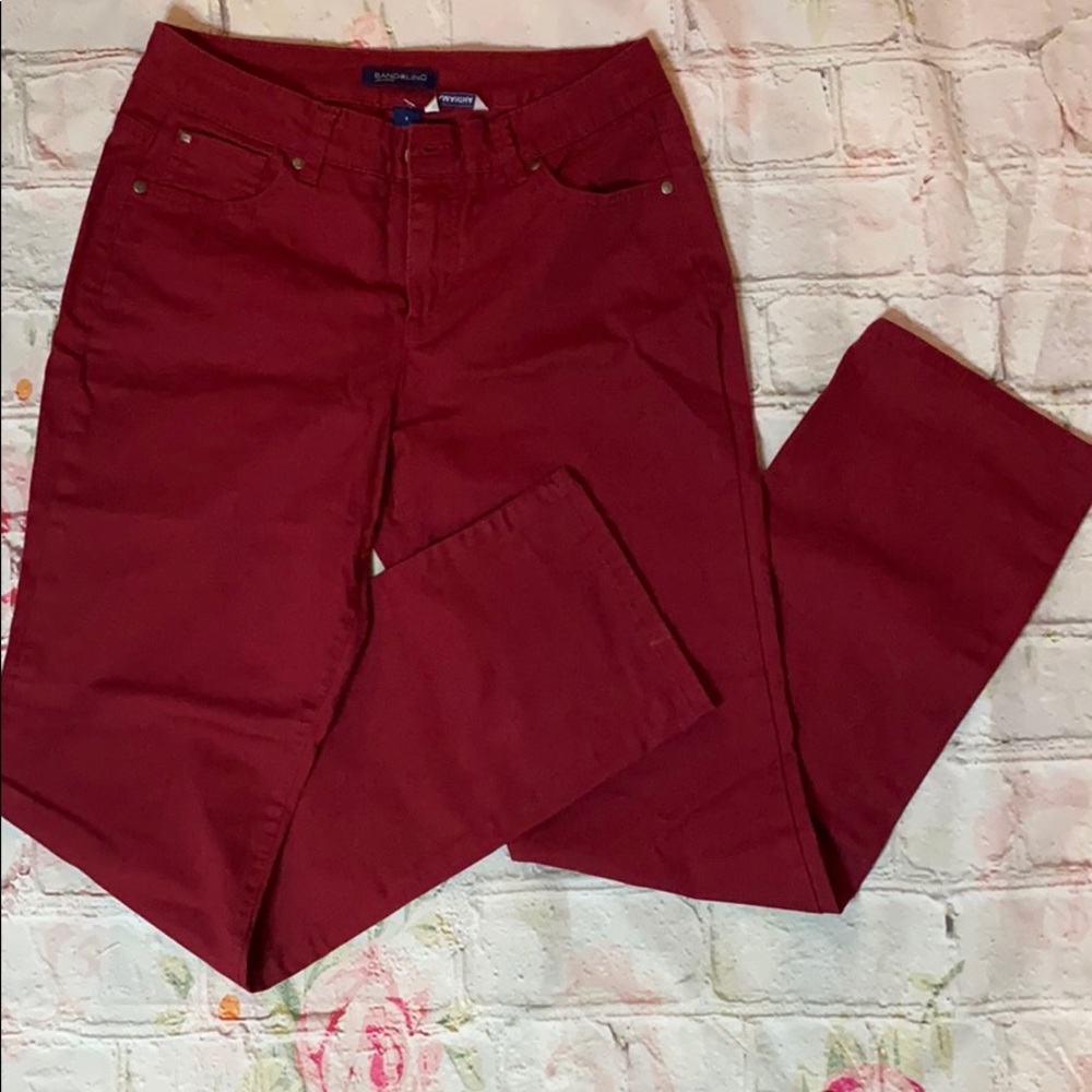 NWOT Bandolino Burgundy Red Jeans